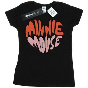 Li-cense Disney dames minnie mouse hartvormig katoenen t-shirt