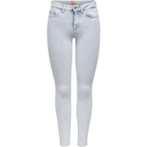 Only Blush mid skinny light blue denim