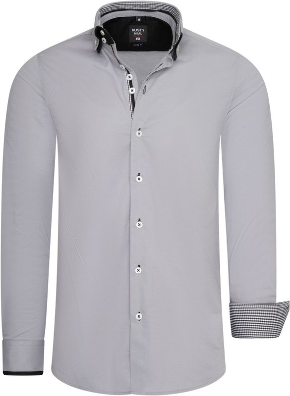 Rusty Neal - Overhemd - Body Fit - Kent Kraag