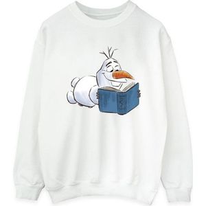 Li-cense Disney dames frozen olaf reading sweatshirt