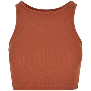 Urban Classics Dames ribbed crop top