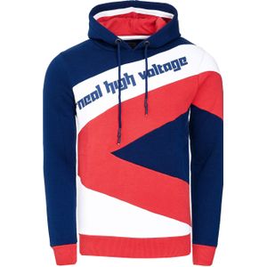 Rusty Neal - Hoodie - Normale Pasvorm - Met Contrasterende Kleurblokken