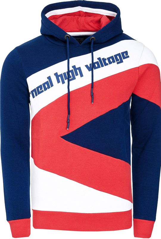 Rusty Neal - Hoodie - Normale Pasvorm - Met Contrasterende Kleurblokken