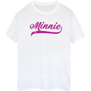 Li-cense Disney dames minnie mouse logo boyfriend t-shirt
