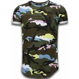 Tony Backer Known camouflage t-shirt long fit