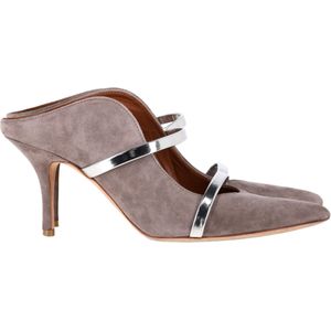 Malone Souliers Maureen 85 Muilen in Grijs Suede