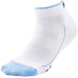 Sjeng Sports sportsokken - set van 2 wit/lichtblauw
