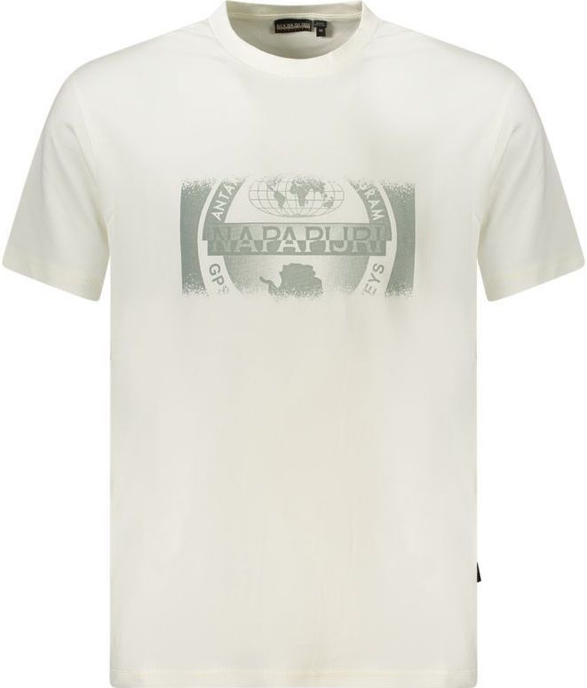 Napapijri - Graphic Tee - T-shirt - Wit - Korte Mouwen