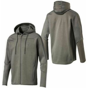 Puma - Evo Net - Track Jacket - Grijs - Lange Mouw - Heren