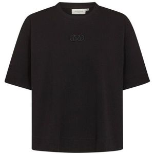 Cph Muse - Shirt - Zwart - Effen - Halve Mouw