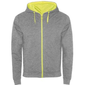Roly Unisex fuji heather sweat jacket voor volwassenen