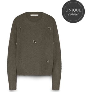 Summum Embellished sweater cozy melange knit sweaters 7s7944-7997