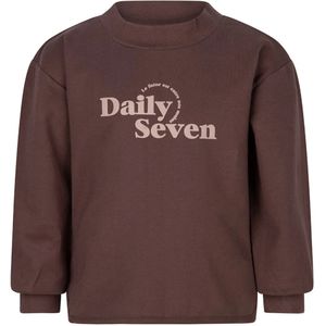 DAILY 7 Meisjes sweater colneck dark mauve