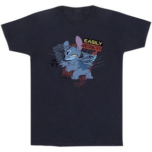 Li-cense - Lilo En Stitch - T-shirt - Zwart - 100% Katoen