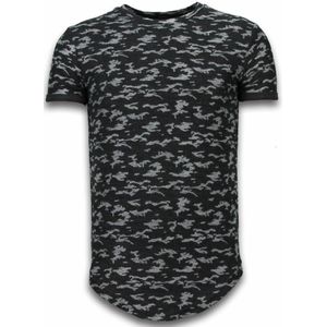 Justing Fashionable camouflage t-shirt long fit