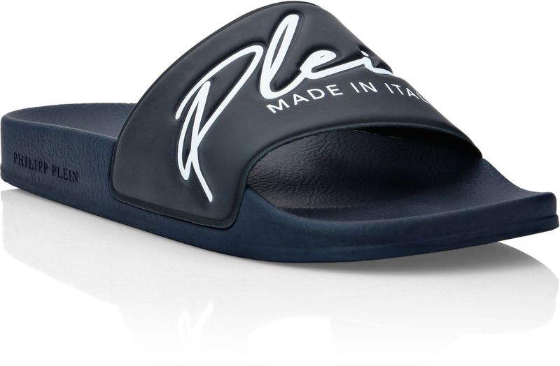 Badslippers - Rubberen Sliders - Ergonomisch Voetbed - Rubberen Glijzool