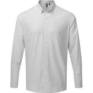 Premier Heren maxton geruit overhemd met lange mouwen