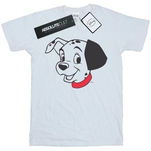 Li-cense Disney dames 101 dalmatiërs dalmatiër hoofd katoenen vriendje t-shirt