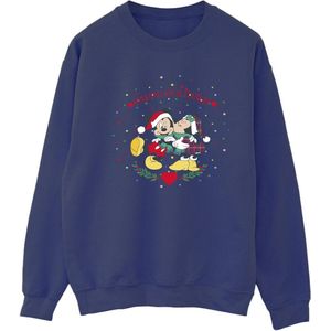 Li-cense Disney dames mickey mouse mickey minnie kerstmis sweatshirt