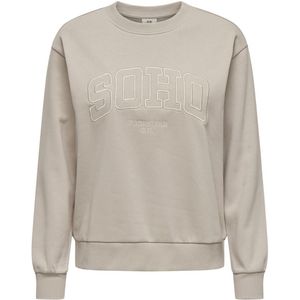 Jacqueline de Yong Jdyparis ls emb sweat jrs beige