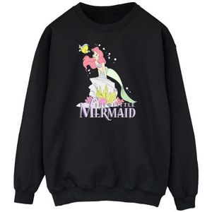 Li-cense Disney heren the little mermaid faded nostalgia sweatshirt