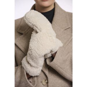 Rino & Pelle Aleida.7002512 rino en pelle teddy gloves birch