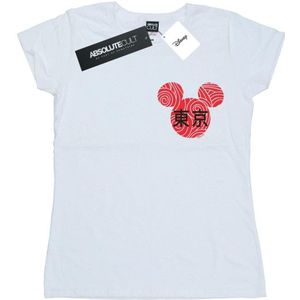 Li-cense Disney dames mickey mouse symbool katoenen t-shirt