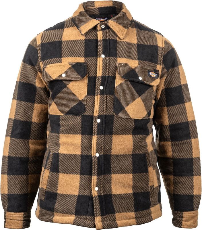 Dickies - Portland - Casual Shirt - Khaki - Langarm