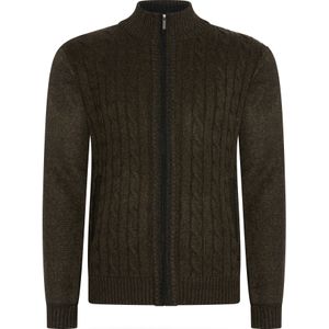 Cappuccino Italia Cable cardigan zwart