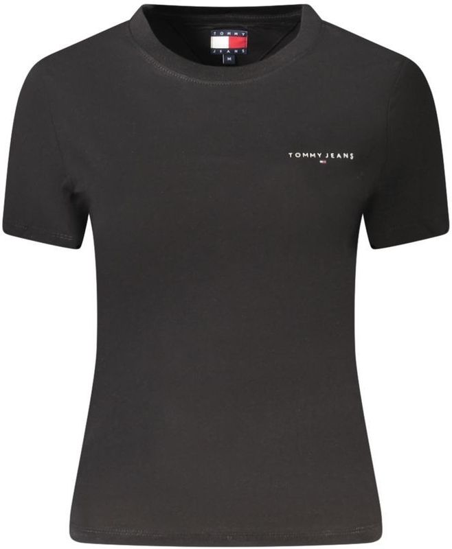 Tommy Hilfiger - Premium Cotton - T-shirt - Zwart - Korte Mouwen