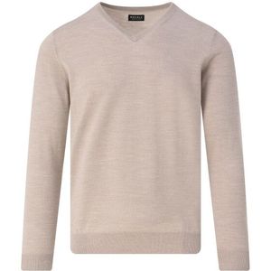 Recall - V-neck Trui - Beige