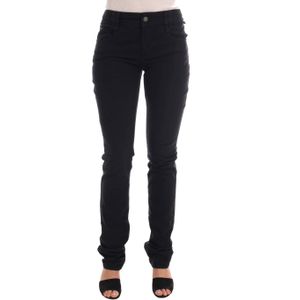 John Galliano Dames Zwarte Katoen Denim Stretch Regular Fit Jeans