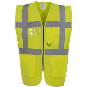 Yoko Unisex executive gerecycled hi-vis vest voor volwassenen