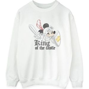 Li-cense Disney dames mickey mouse koning van het kasteel sweatshirt