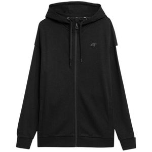 4F - Sweater - Effen - Katoen, Polyester - Contrasterende Mouwen