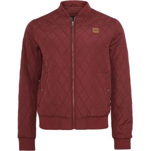 Urban Classics Heren diamond nylon gewatteerd jasje