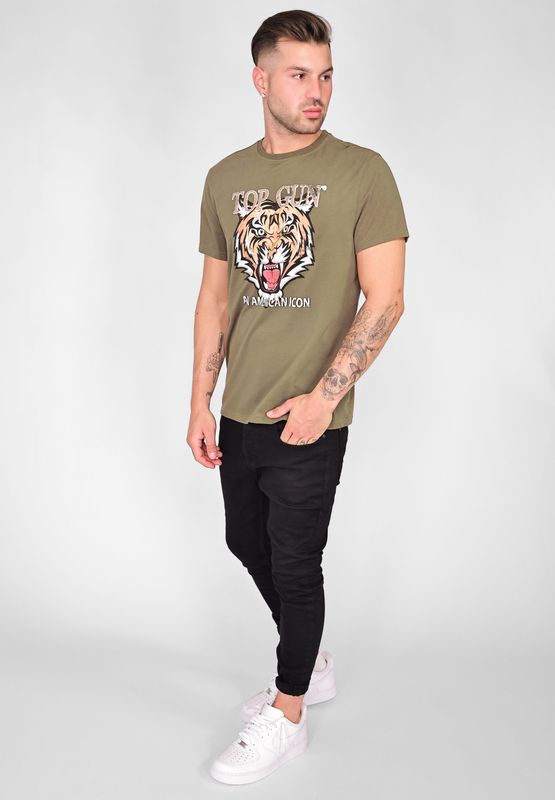 Top Gun - TG20213017 - T-shirt - Met Tiger Print