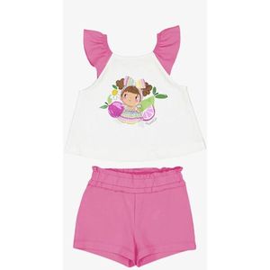 Mayoral - Kinder Set - Oranje en Wit - Meisjes