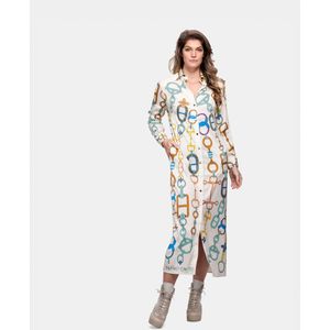 Mucho Gusto Jurk francis bay met kettingprint