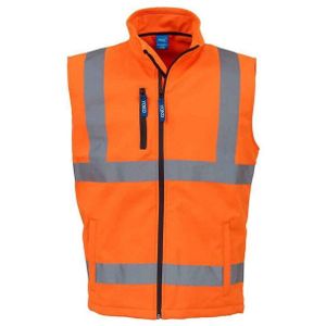 Yoko Hi-vis softshell gilet voor volwassenen