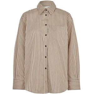 Second Female - Serina Shirt - Blouse - Beige - Katoenmix