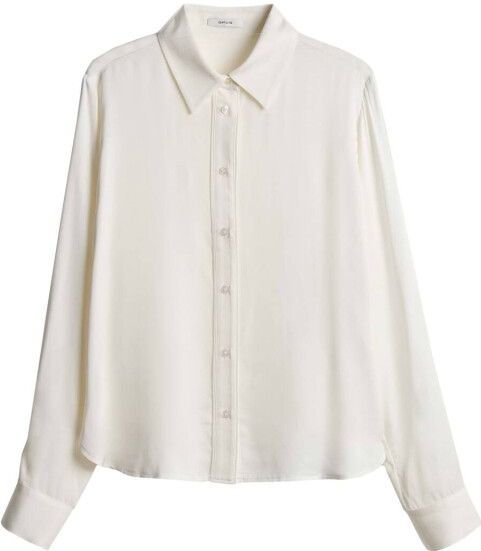 Opus Blouse lange mouw 10491612726100 Ecru