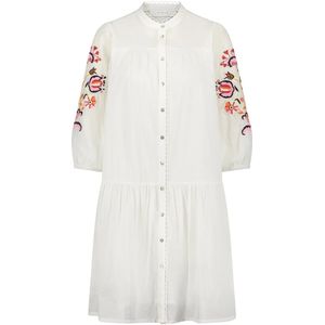 Nukus Ss24122717 ame dress embroidery off white