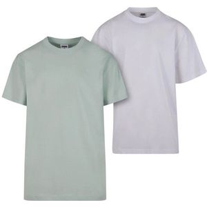 Urban Classics Heren-t-shirt lang (set van 2)