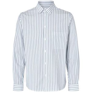 Samsoe & Samsoe - M25300010 - Overhemd - Blauw - Lange Mouw