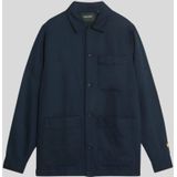 Lyle & Scott - Linnenmix Overhemd - Donker Blauw
