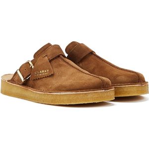 Clarks - Trek Mule - Suède Sandalen - Bruin