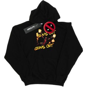 Li-cense Marvel heren deadpool sun´s out guns out hoodie