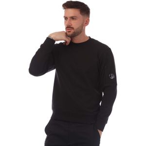C.p. Company - Diagonal Raised Fleece Crewneck Sweatshirt - Zwart - Heren