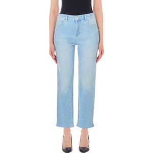 Liu Jo Jeans straight fit strass light